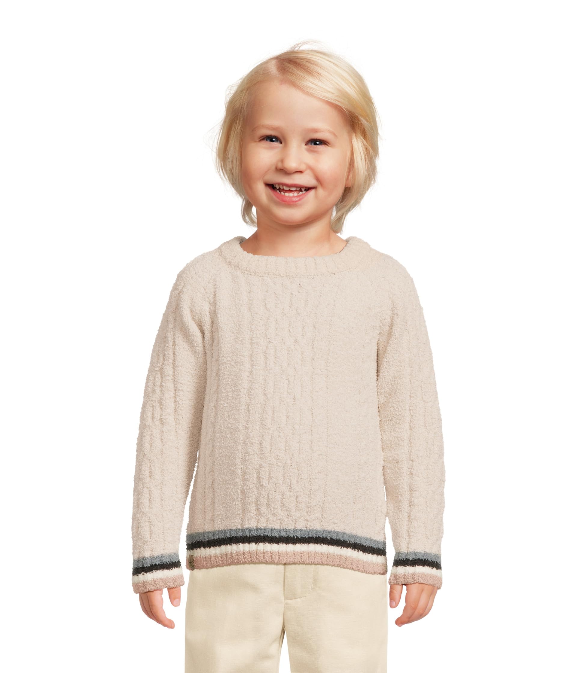 Пуловер CozyChic® Sporty Rib Cable (Малыш)