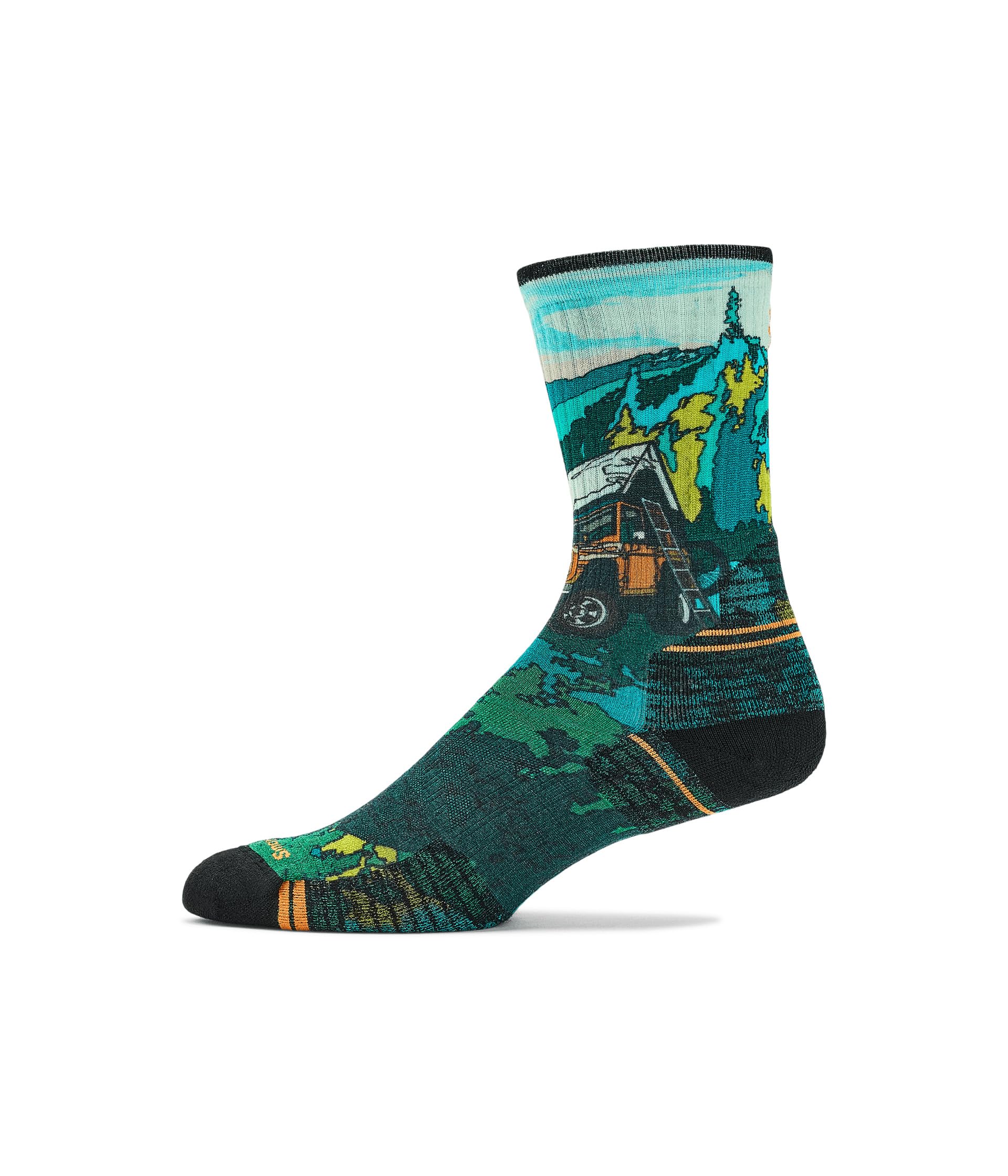 Носки Smartwool с принтом для трейлраннинга с целевой амортизацией