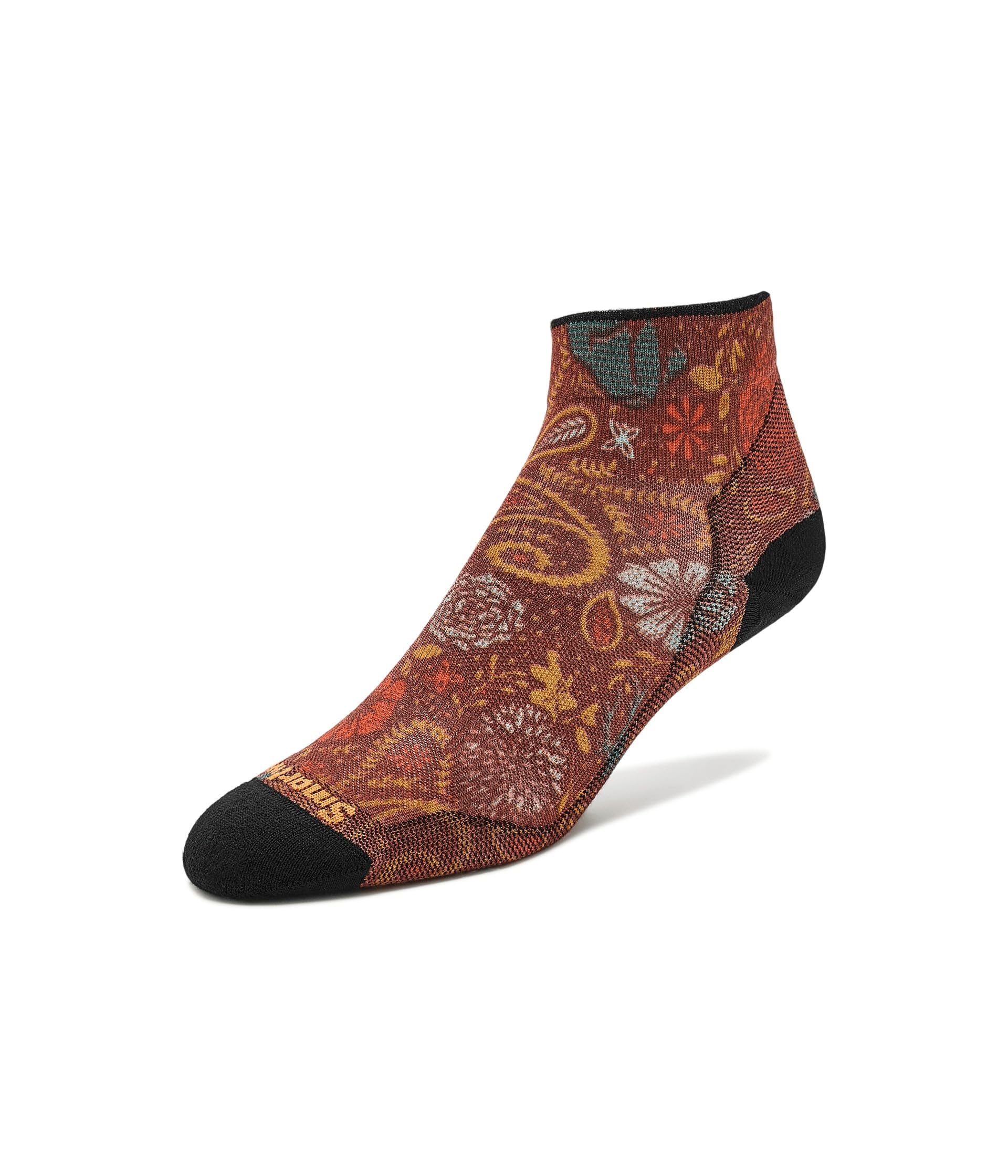 Bike Zero Cushion Paisley Print Ankle Socks