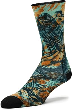 Носки-гольфы Smartwool с принтом Bike Zero Cushion Rugged Ride