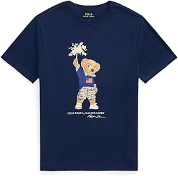 Футболка из джерси с медведем Polo для детей от Polo Ralph Lauren Kids