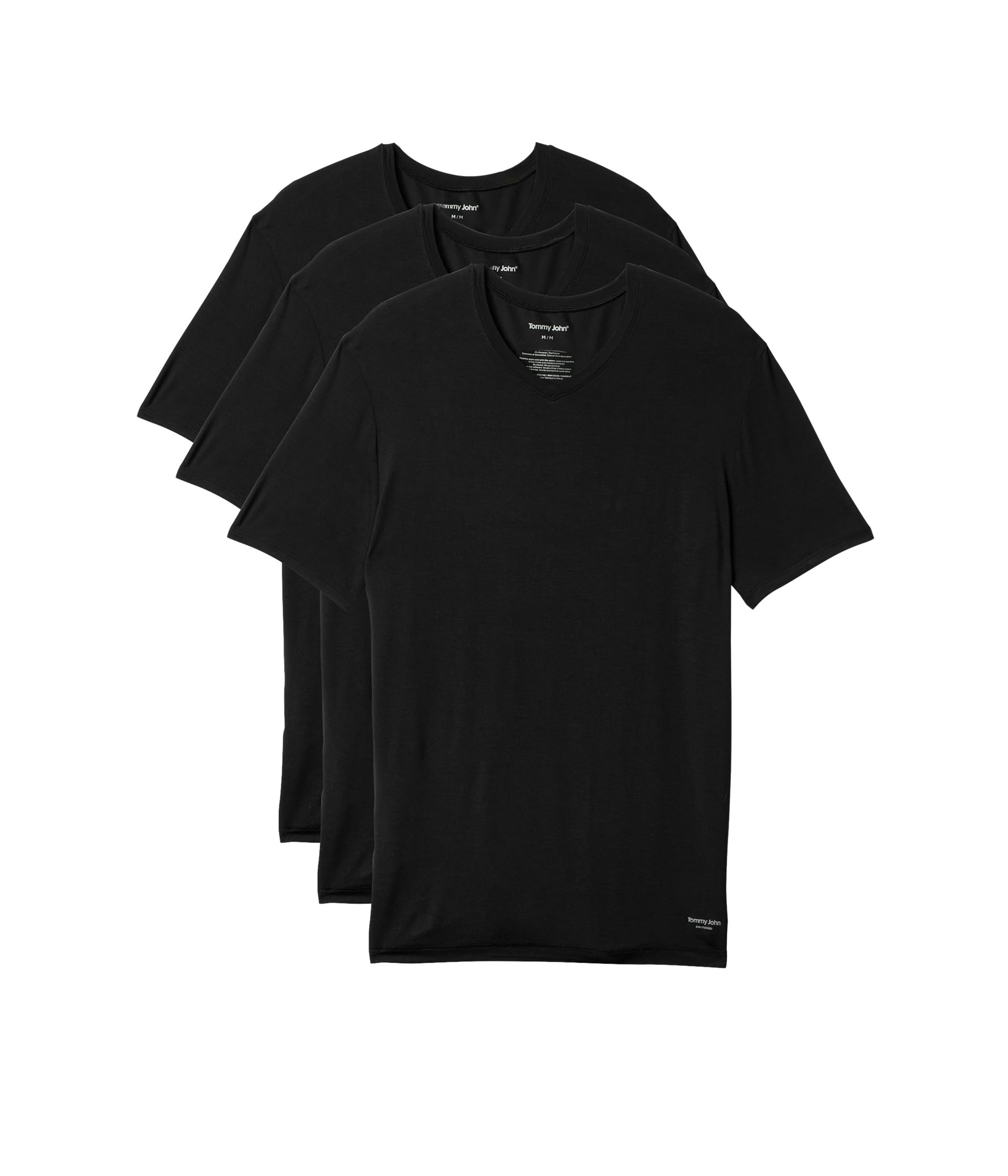 Second Skin Modal V-Neck Stay Tucked Undershirt 3-Pack