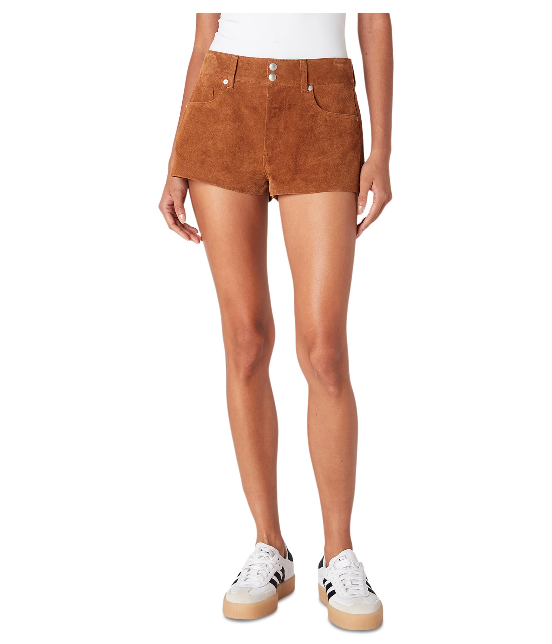 Fortune Cookie Suede Shorts
