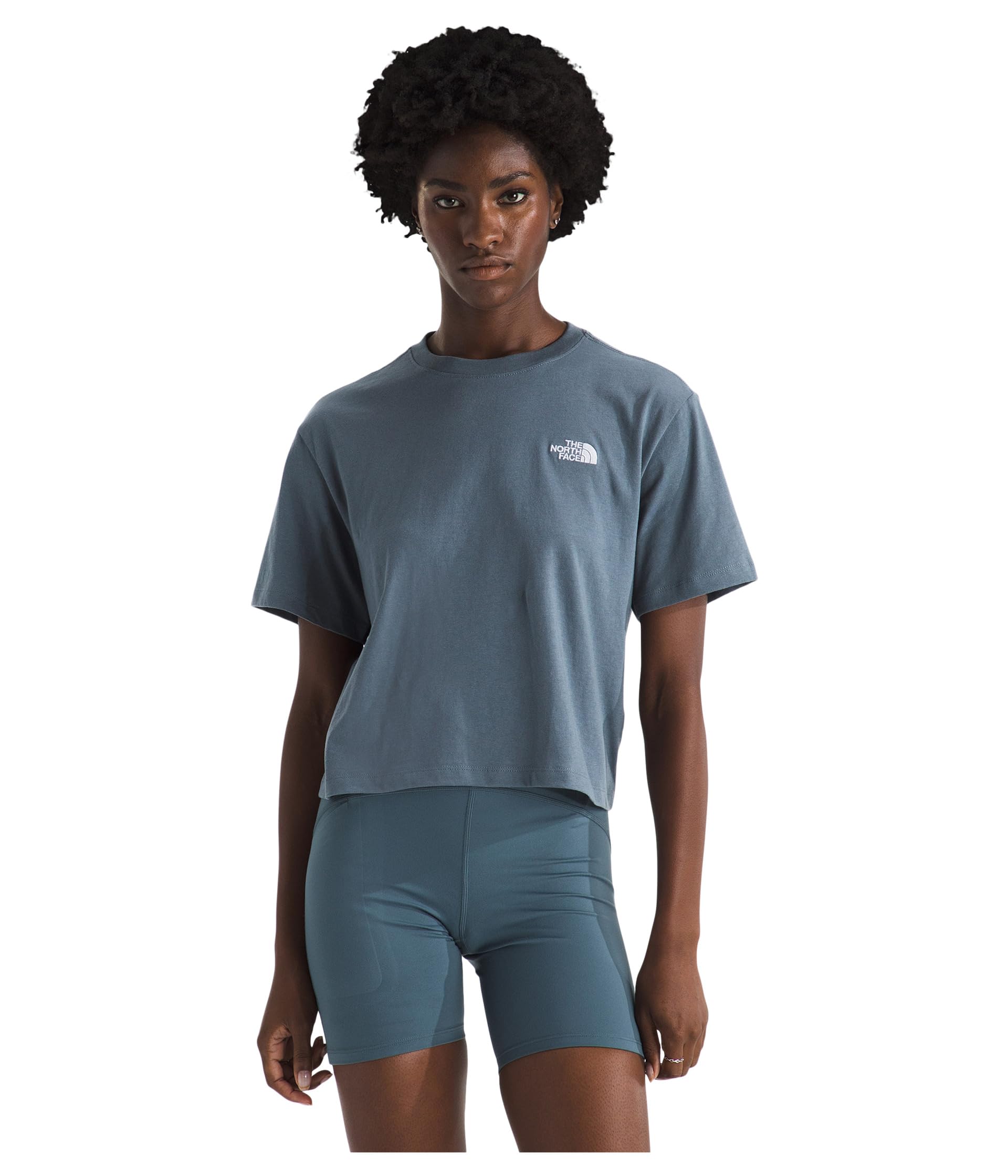 Футболка Evolution Simple Dome Crop с коротким рукавом свободного кроя