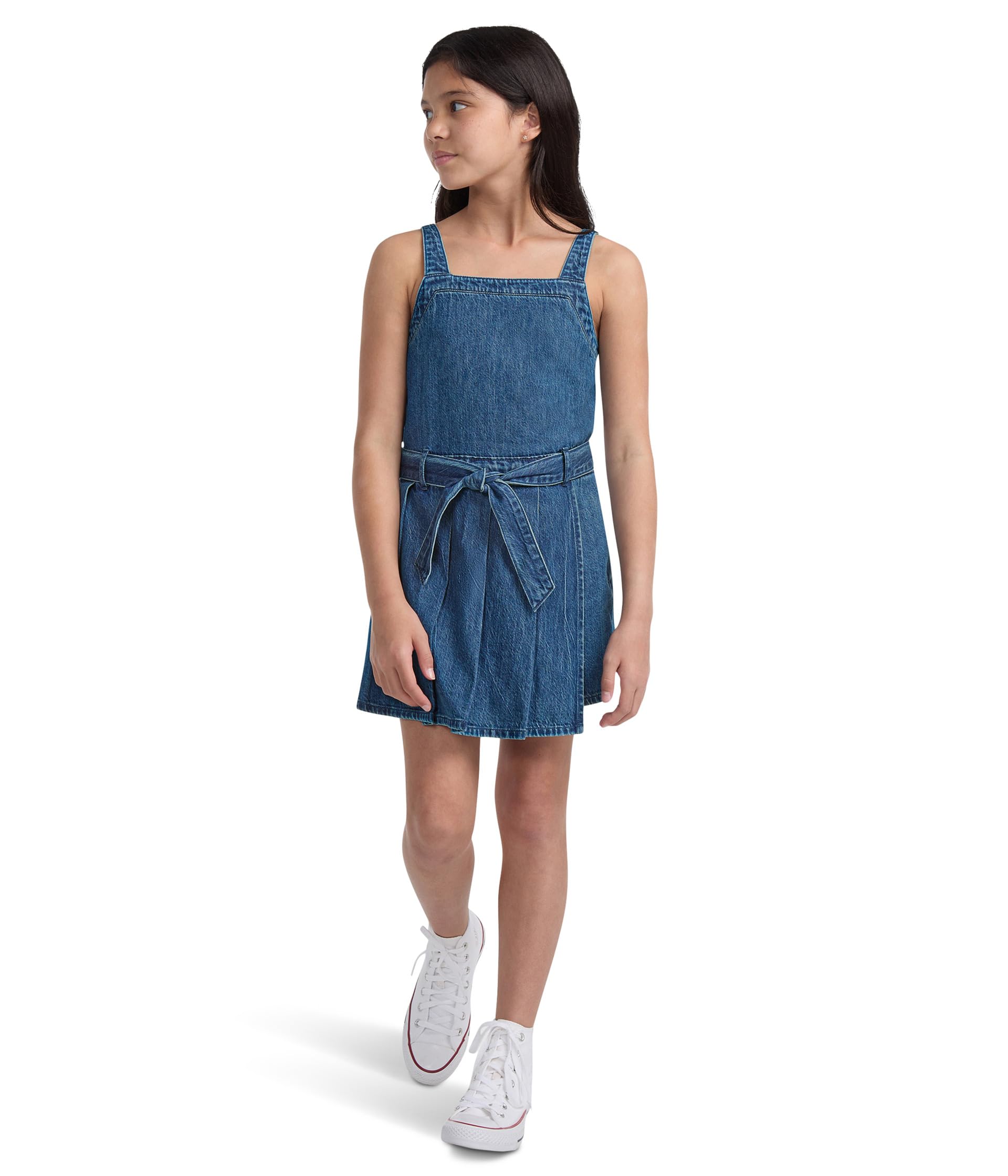 Платье-юбка со складками Pleated Skort Dress (Старший ребенок)