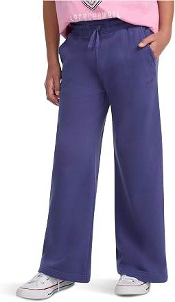 Essential Wide Leg Fleece Pants (Big Kid)