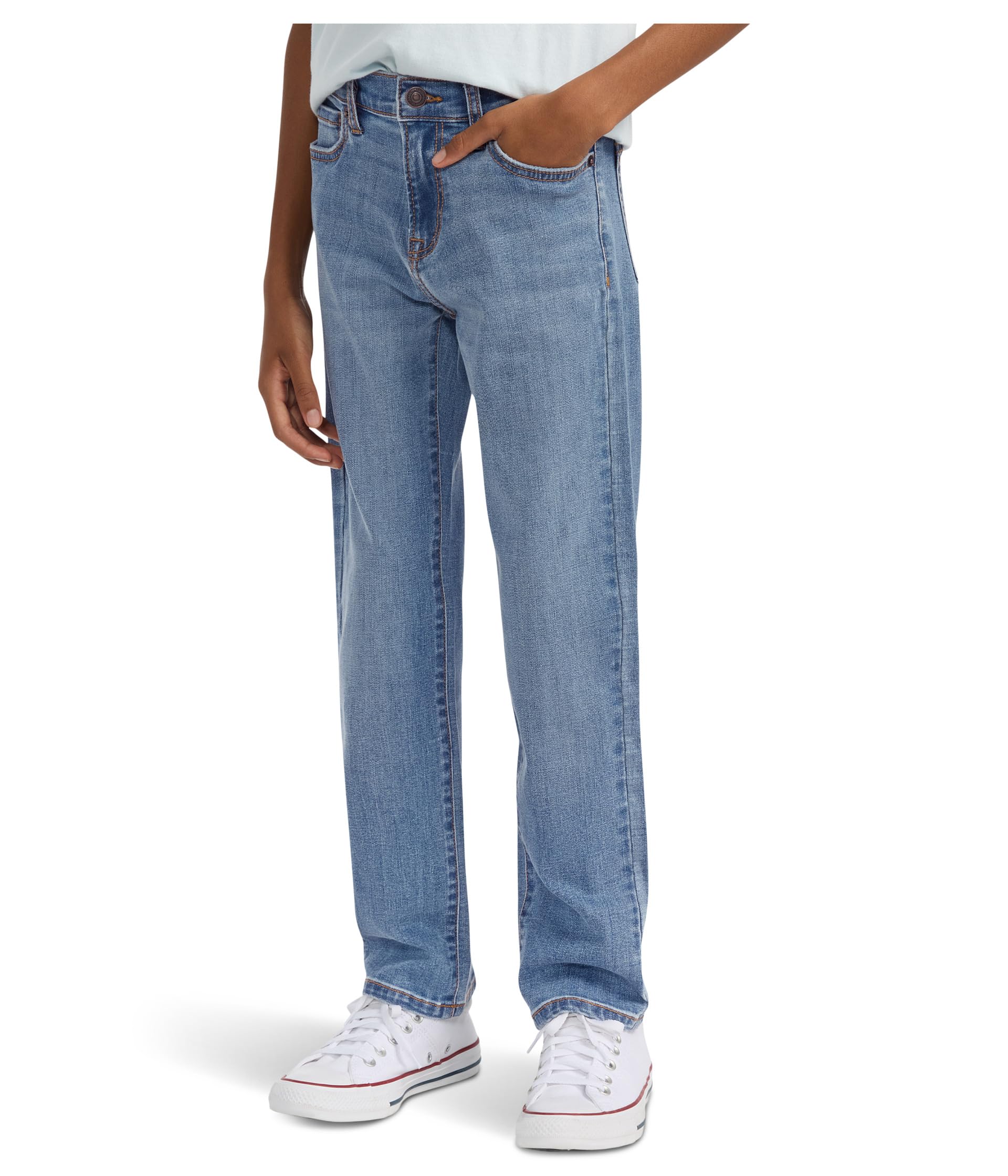 Straight Fit Jeans (Big Kid)
