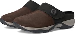 Dark Brown Suede/Black