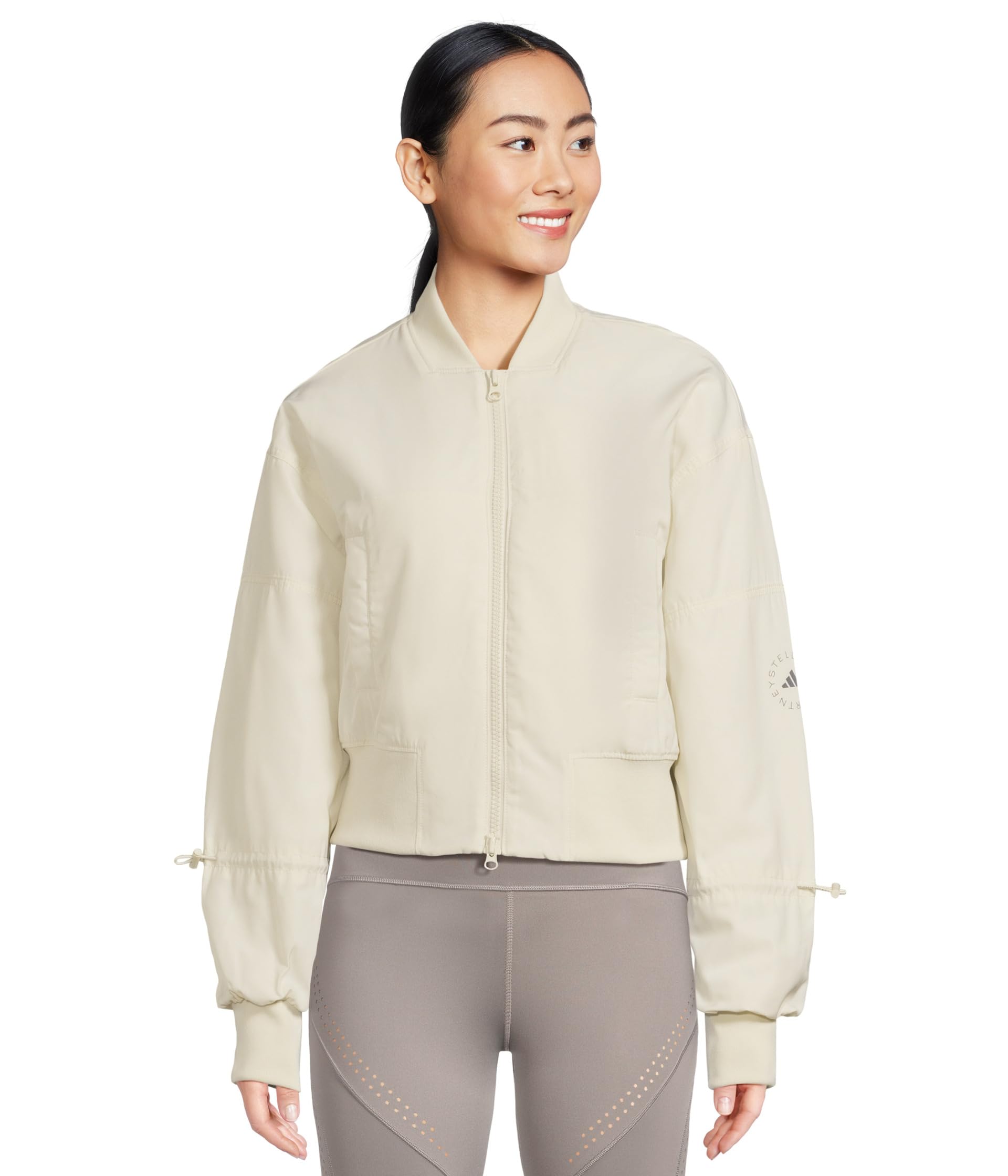 Woven Bomber Cropped
