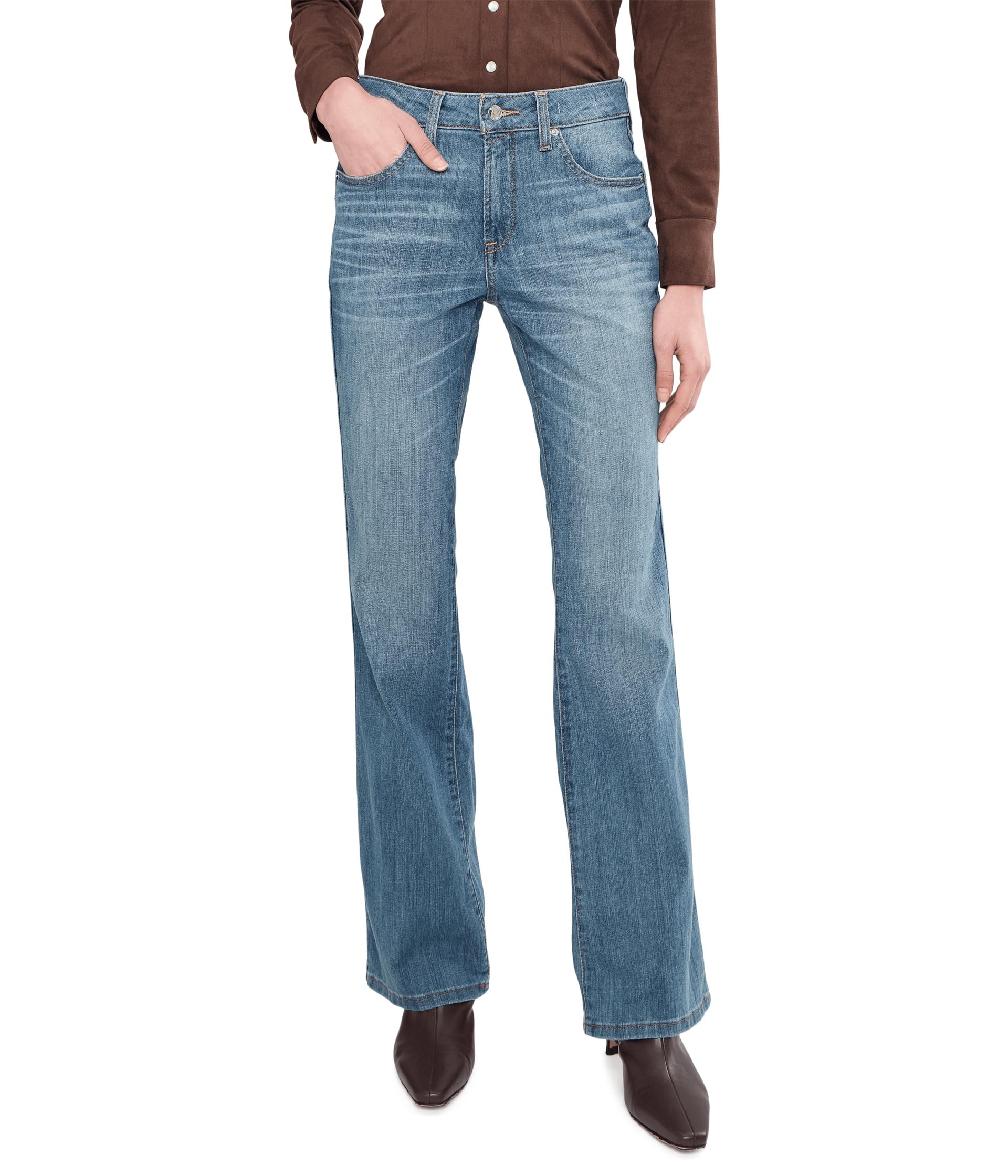 Джинсы High Rise Lorena Boot Cut
