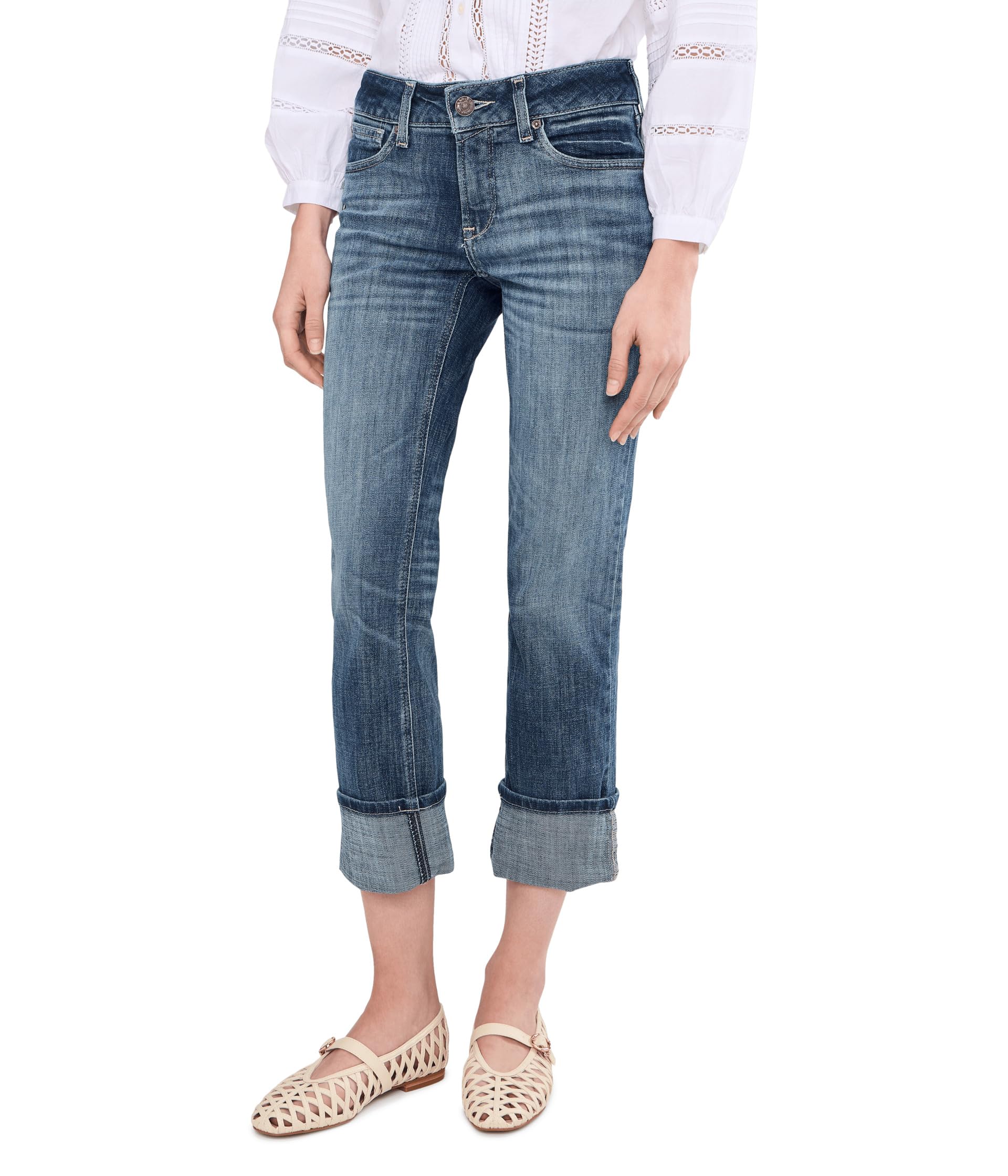 Perfect Rise Silvie Straight Leg Crop Jeans