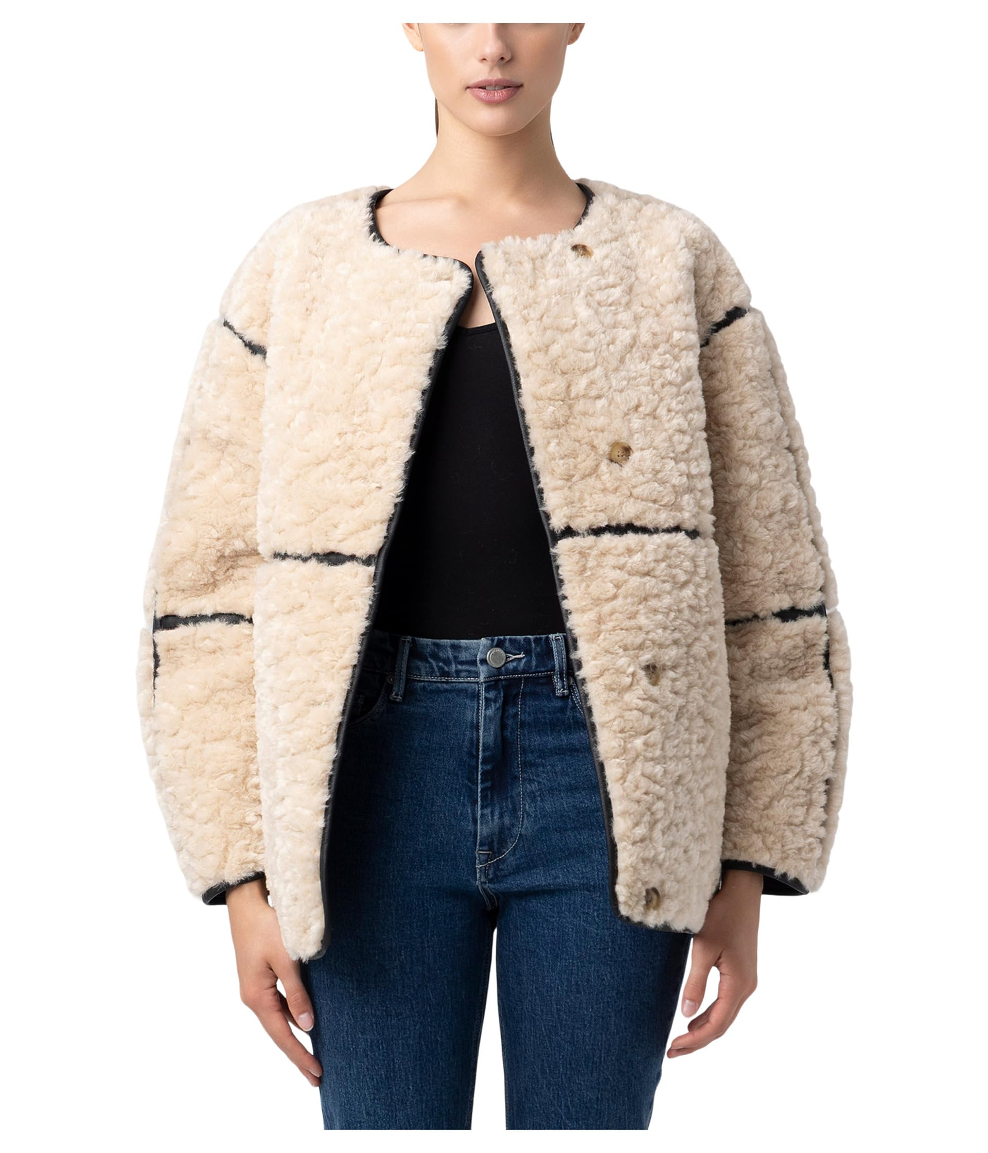 Sherpa Bonded Shearling Jacket