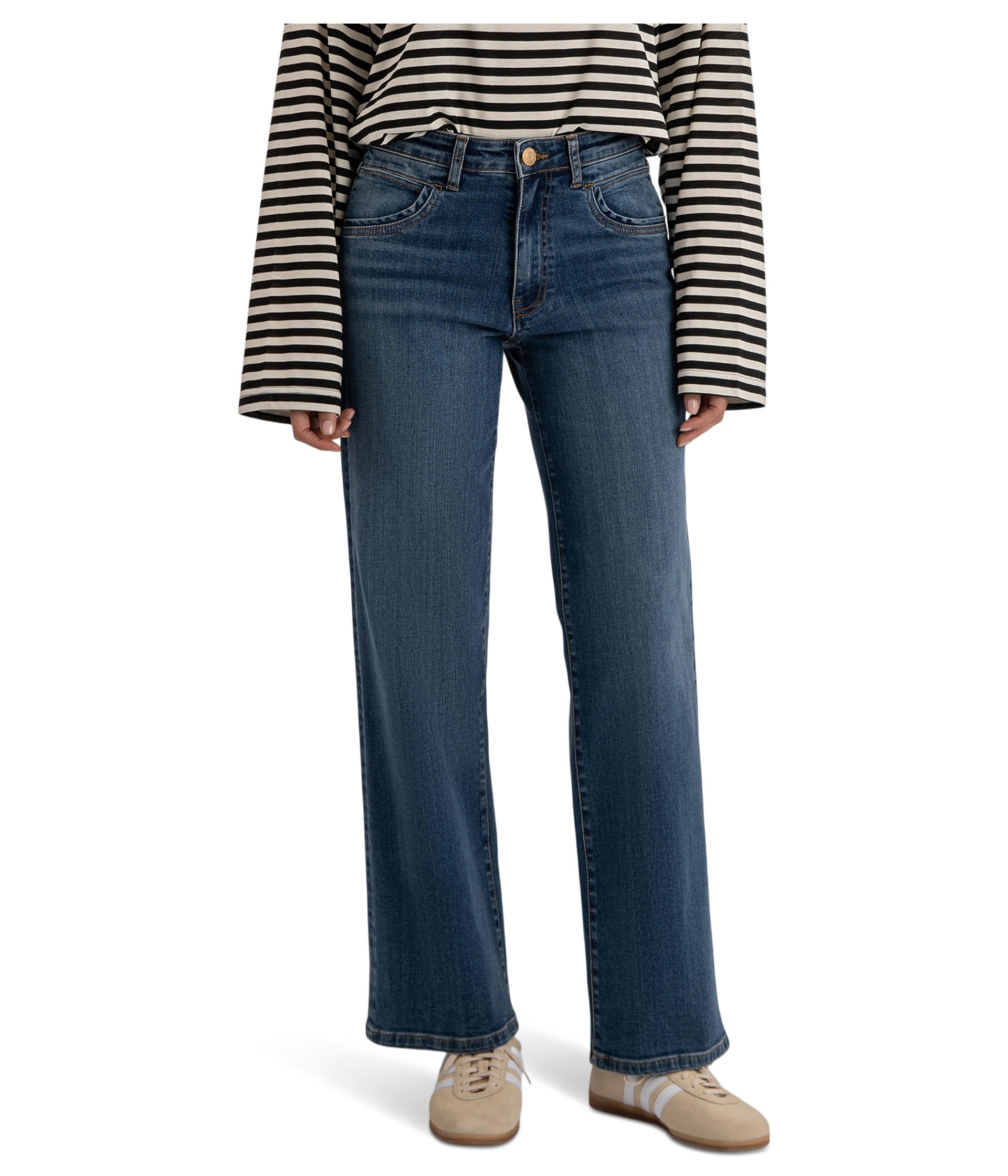 Jodi High-rise Straight Leg 5 Pocket-front Pocket Inset