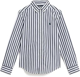 Striped Cotton Poplin Shirt (малыш/ребенок младшего возраста)