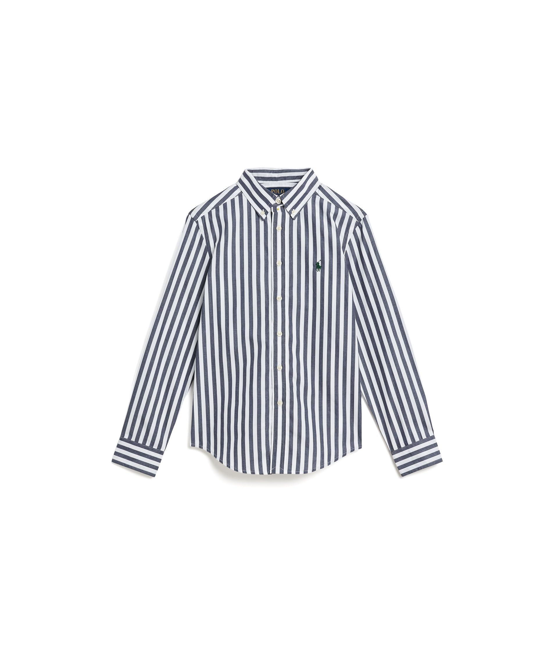 Striped Cotton Poplin Shirt (Big Kid)