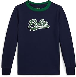 Logo Cotton Long-Sleeve Tee (Toddler/Little Kid)