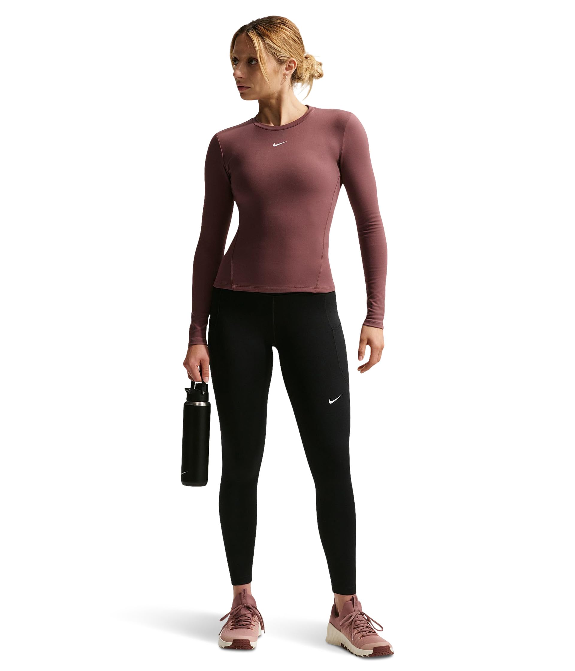 One High-Waisted 7/8 Leggings With Pockets