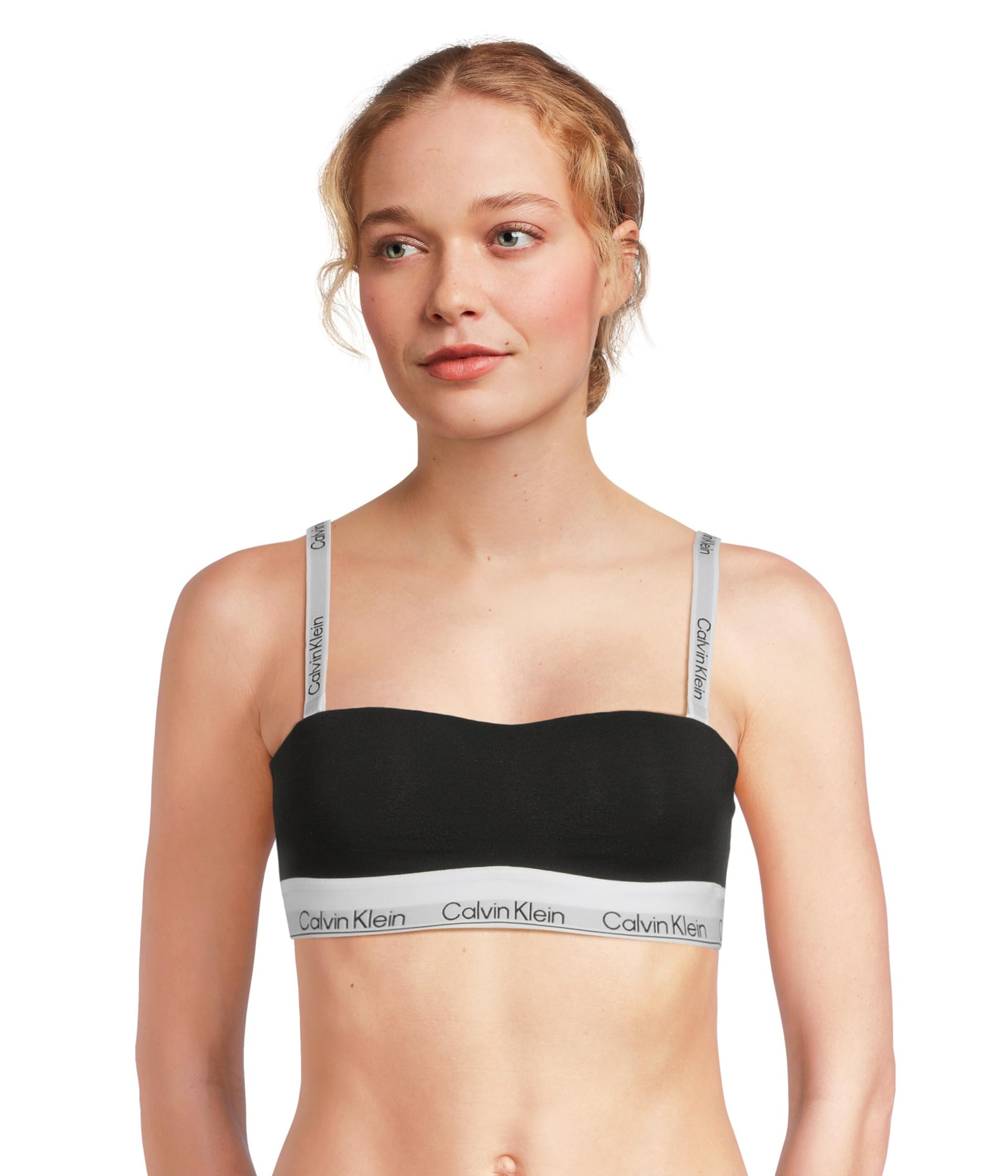 Icon Cotton Modal Lightly Lined Bandeau Bra