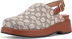 Клоги на платформе Sculpted C In Signature Textile Jacquard