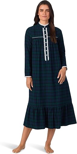 50" Highneck Flannel Nightgown