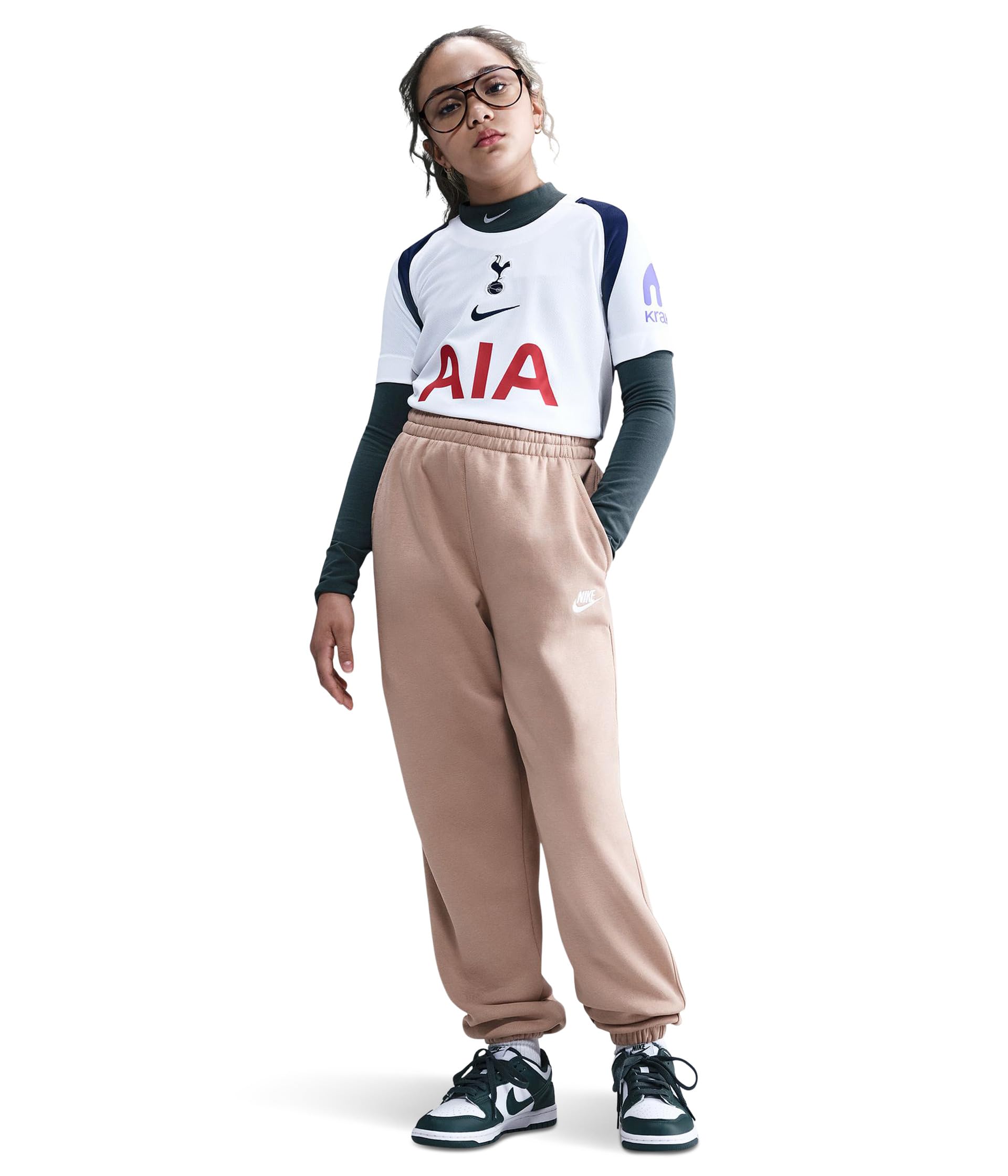 Club Fleece Loose Pants (Little Kid/Big Kid)