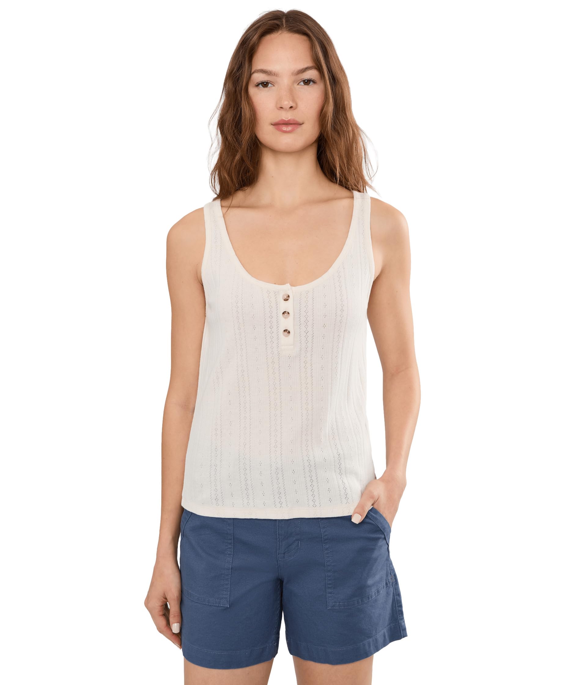 Топ-майка Henley Pointelle Foothill