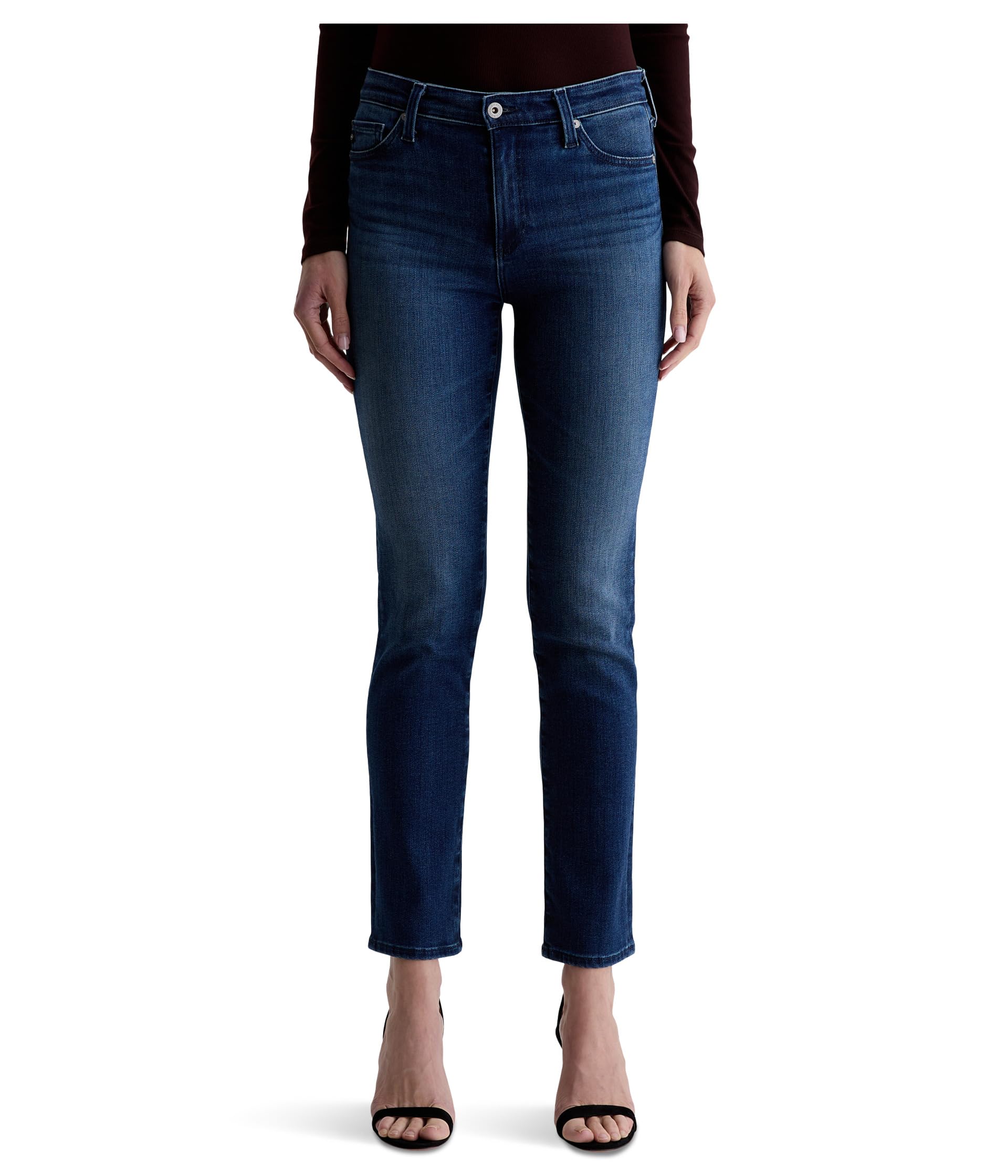 Mari Mid Rise Slim Straight Jean In Epilogue