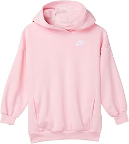 Оверсайз-худи Sportswear Club Fleece с капюшоном (маленький ребенок/старший ребенок)