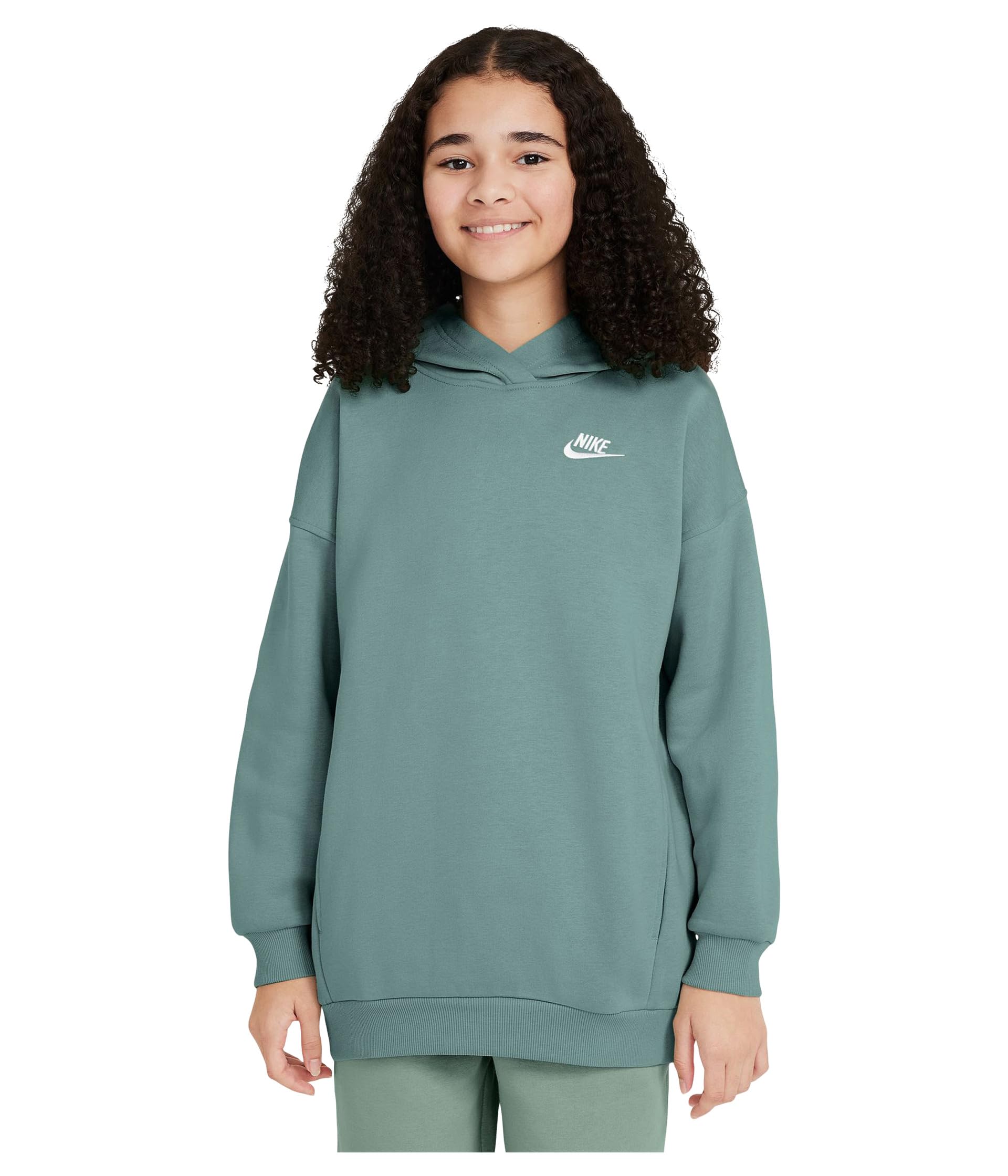 Sportswear Club Fleece Oversized Pullover Hoodie (Little Kid/Big Kid)