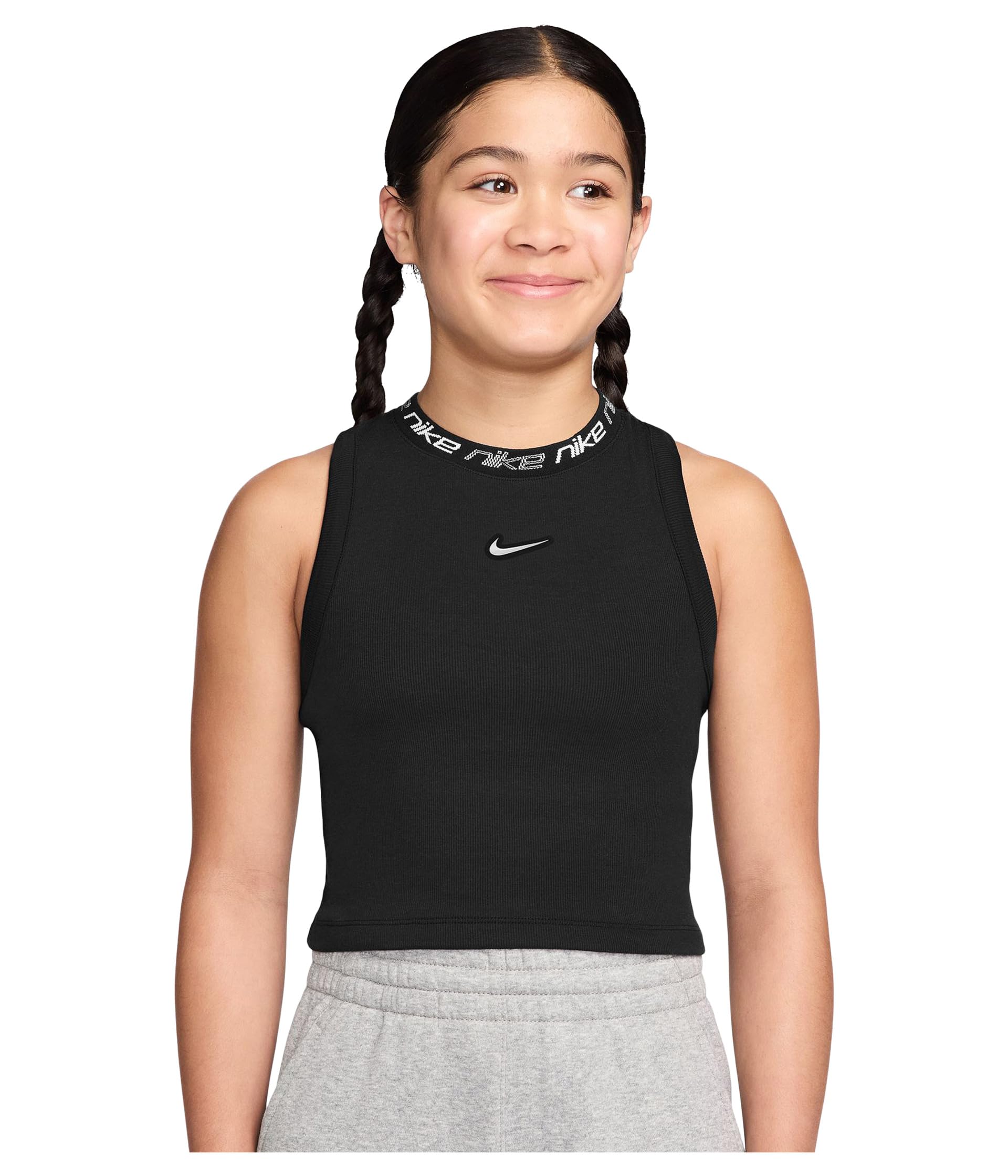 Спортивный танцевальный топ Dri-fit (маленький/старший ребенок)