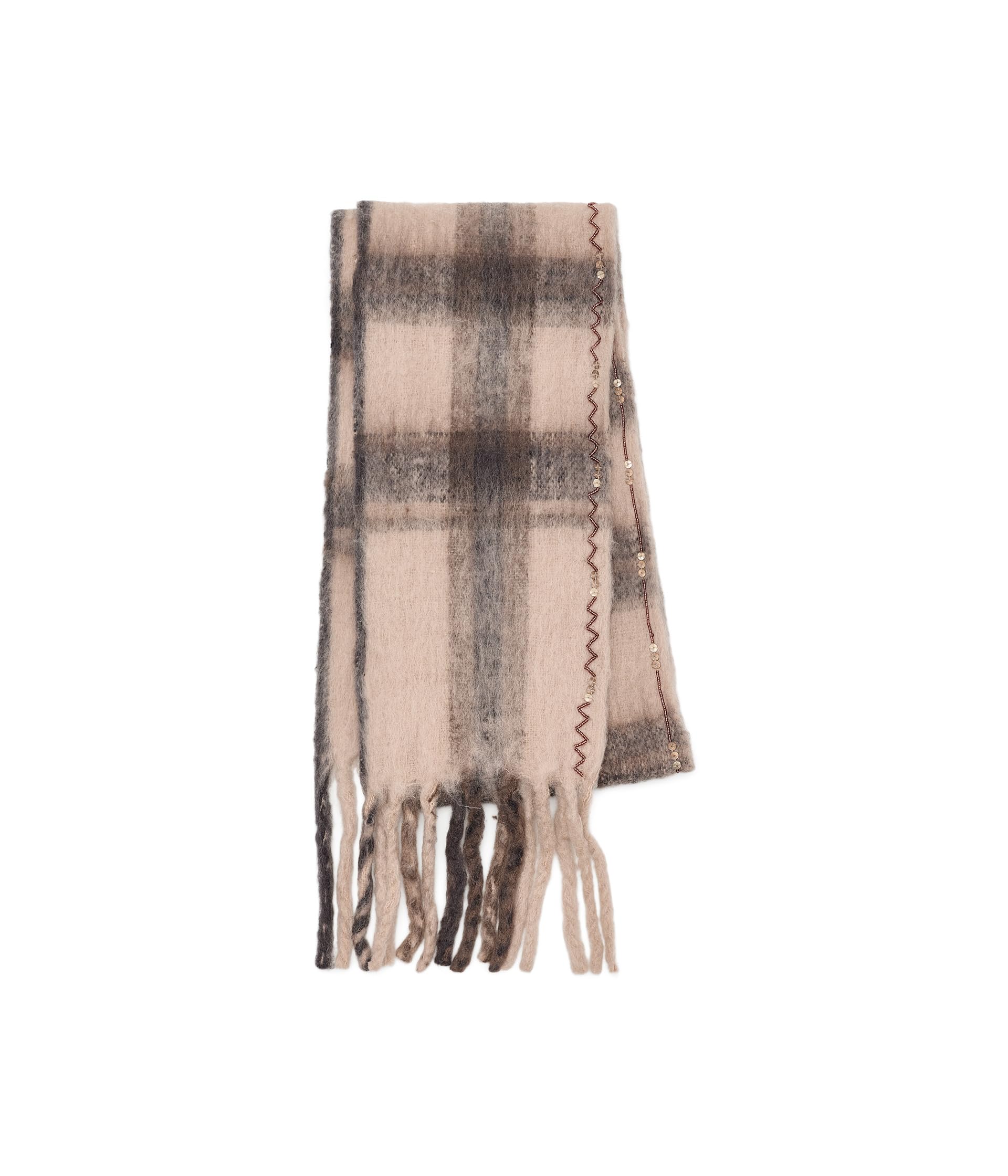 Highland Plaid Skinny Scarf