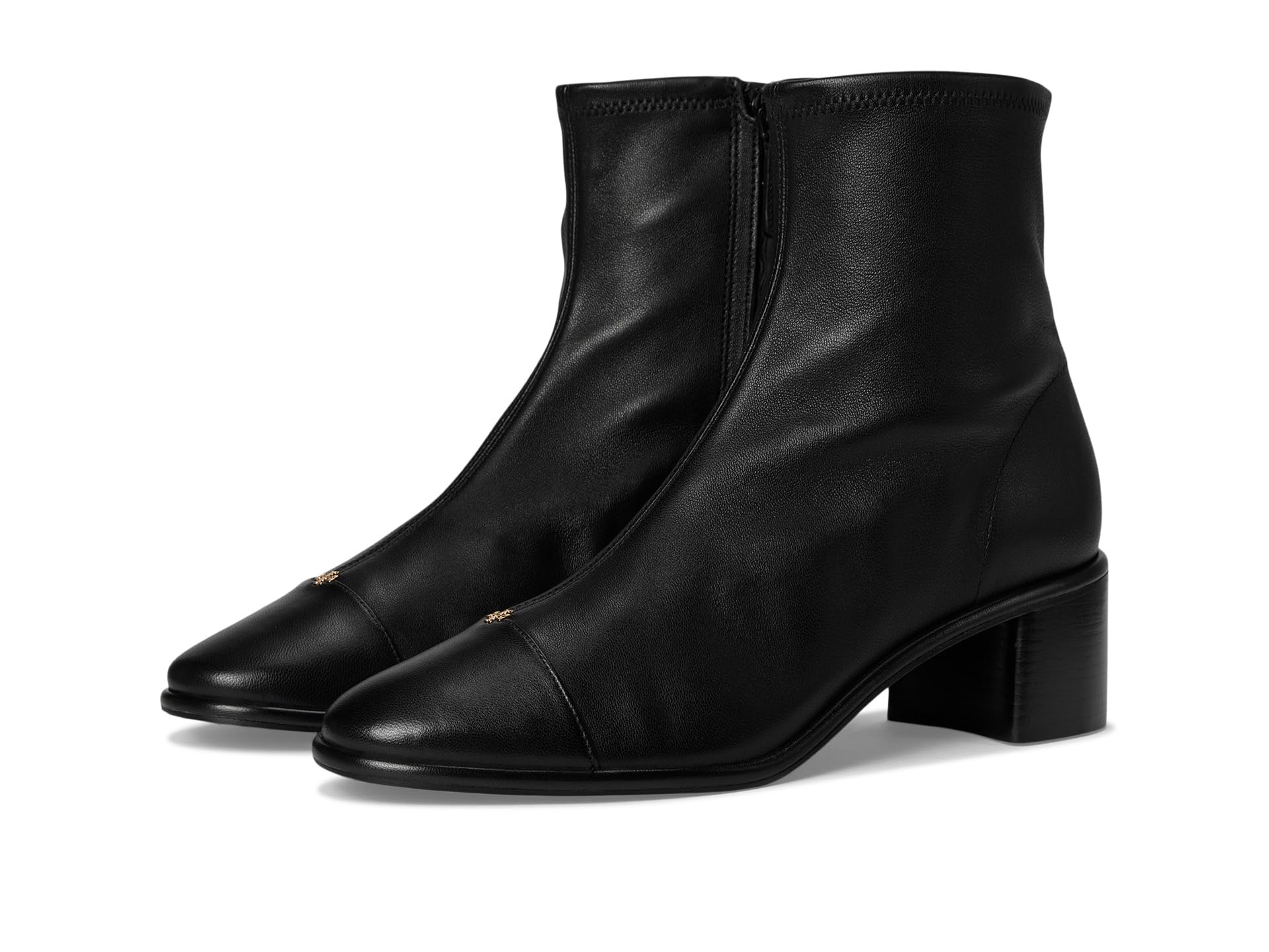 Cap-Toe Heel Ankle Boots 50mm