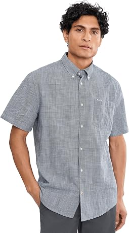 Fleming Linen Blend Regular Short Sleeve Shirt