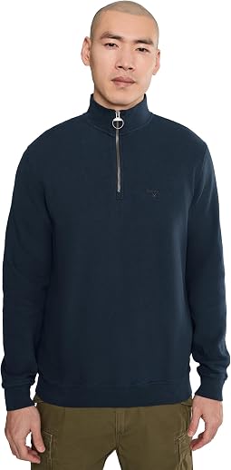 Pique Interlock Half Zip Sweatshirt