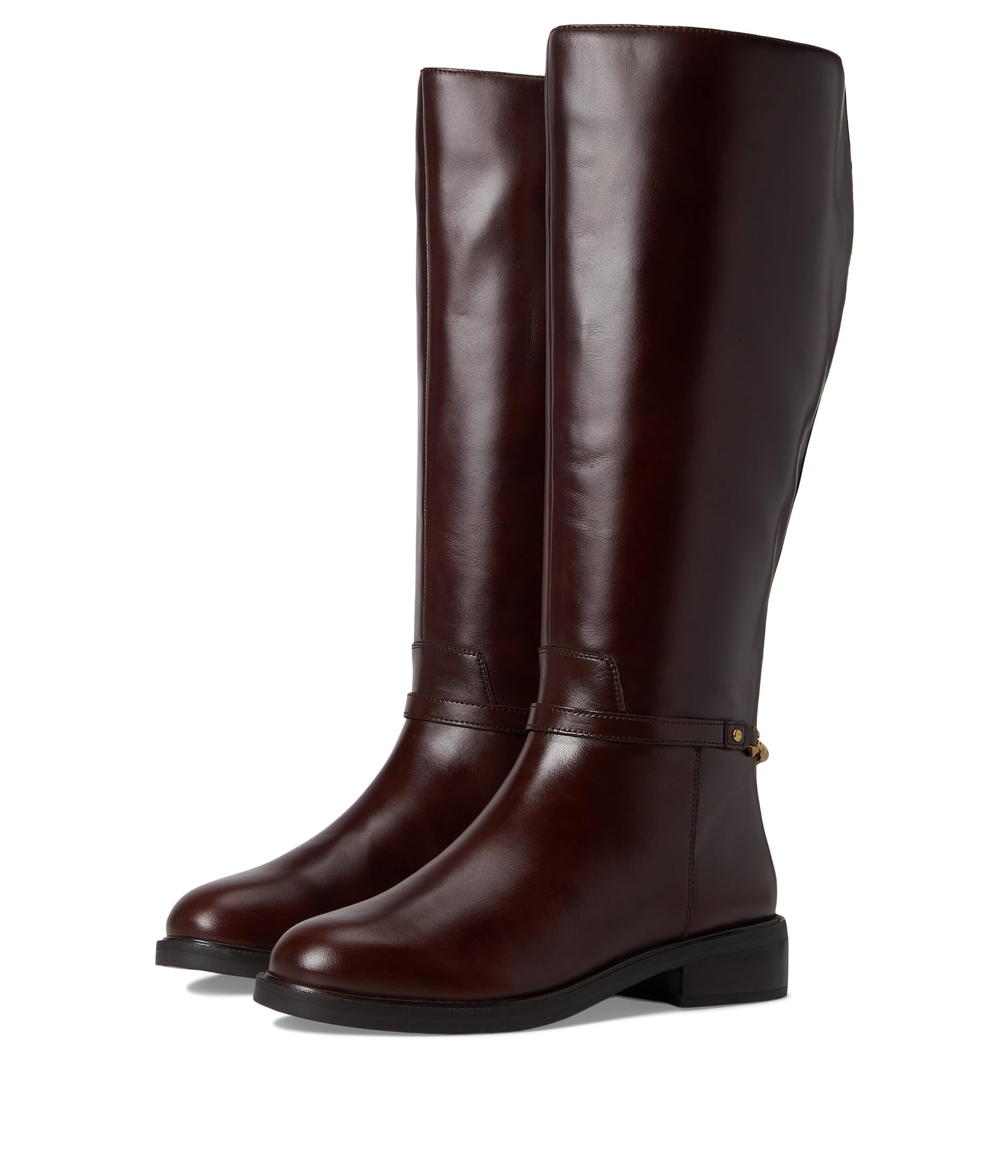 Adria Ankle Link Wide Calf Knee High Riding Boot