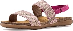 Pink Fuschia Suede/Pink Multi