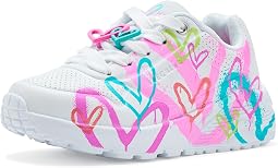 Skechers X James Goldcrown-Uno Lite - Flutter Hearts 314965L (Little Kid/Big Kid)