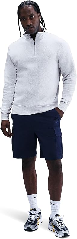 Флисовая кофта Sportswear Club с полузастегивающимся воротником