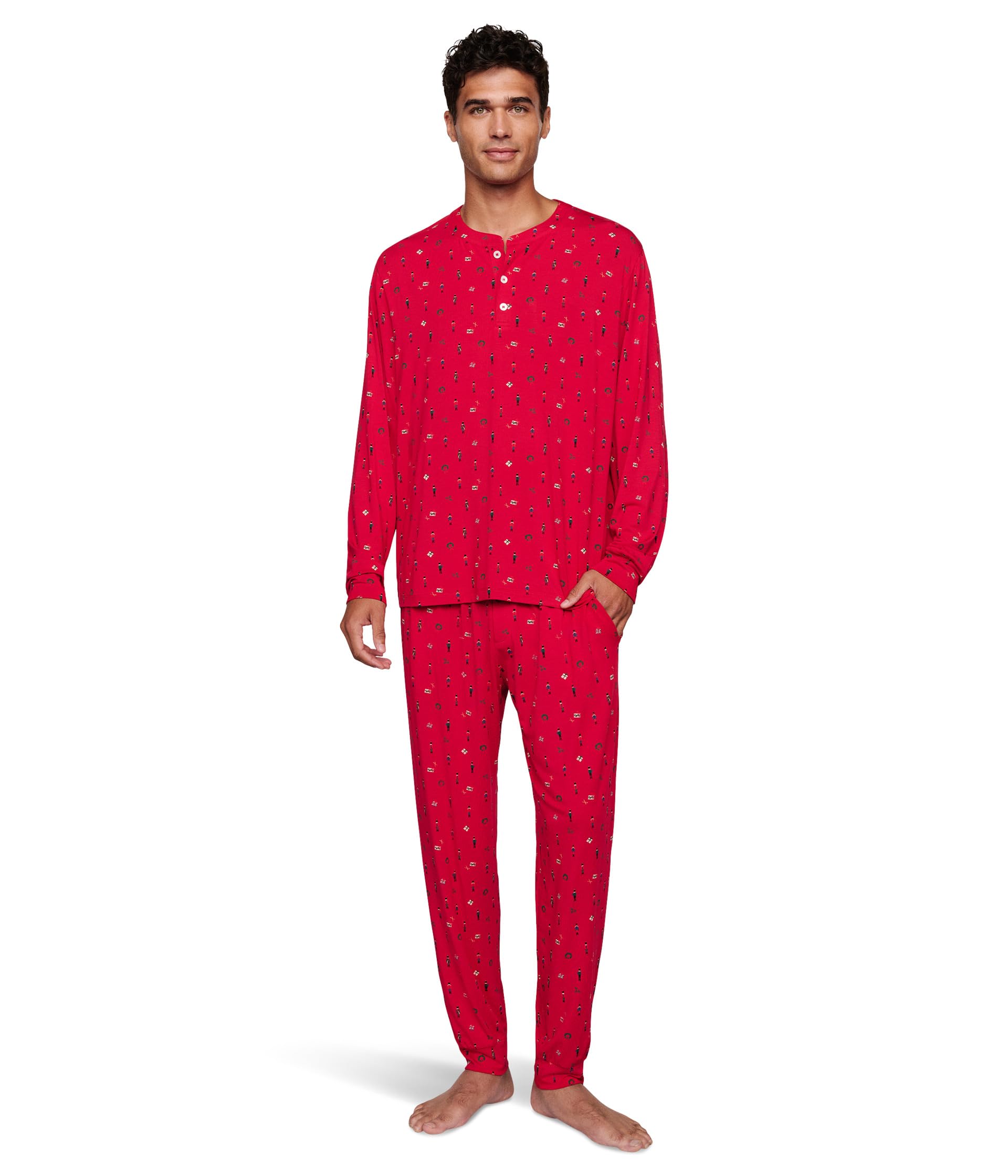 Henry Printed Long Pajama Set