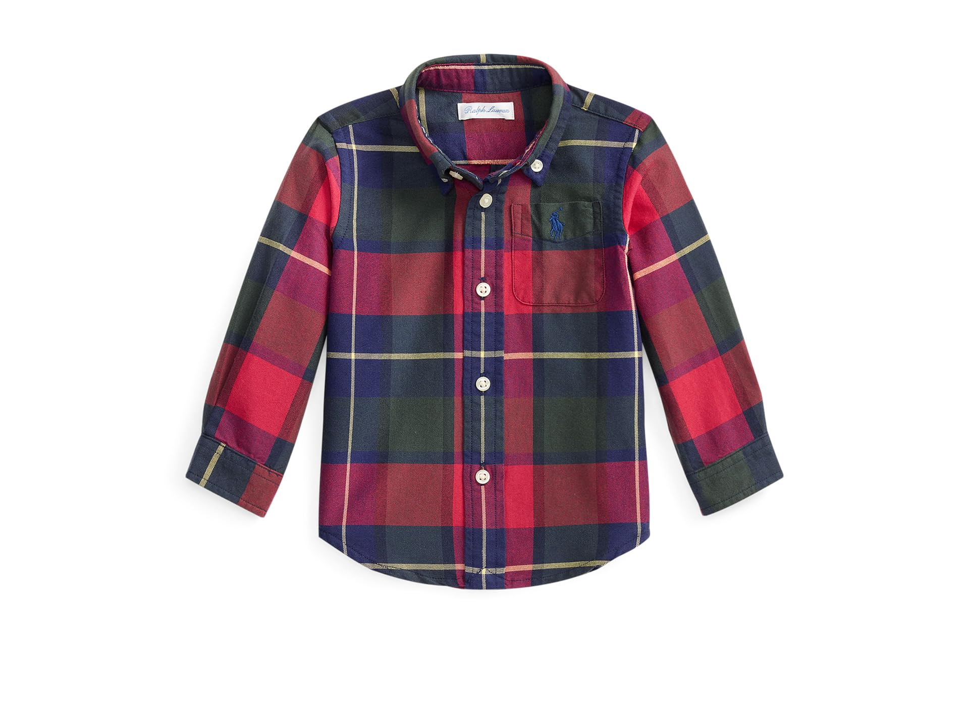 Plaid Cotton Oxford Shirt (Infant)