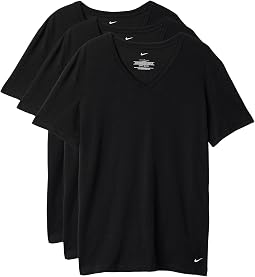 Футболка с V-образным вырезом All Day Cotton Stretch Short Sleeve V-Neck 2-Pack