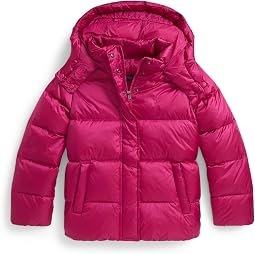 Metallic Down Hooded Jacket (Big Kid)