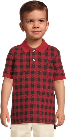 Поло из хлопковой сетки Buffalo Check