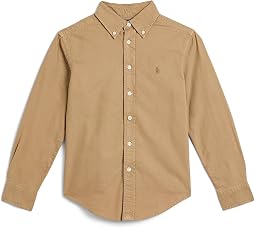 Garment-Dyed Cotton Oxford Shirt (Big Kid)