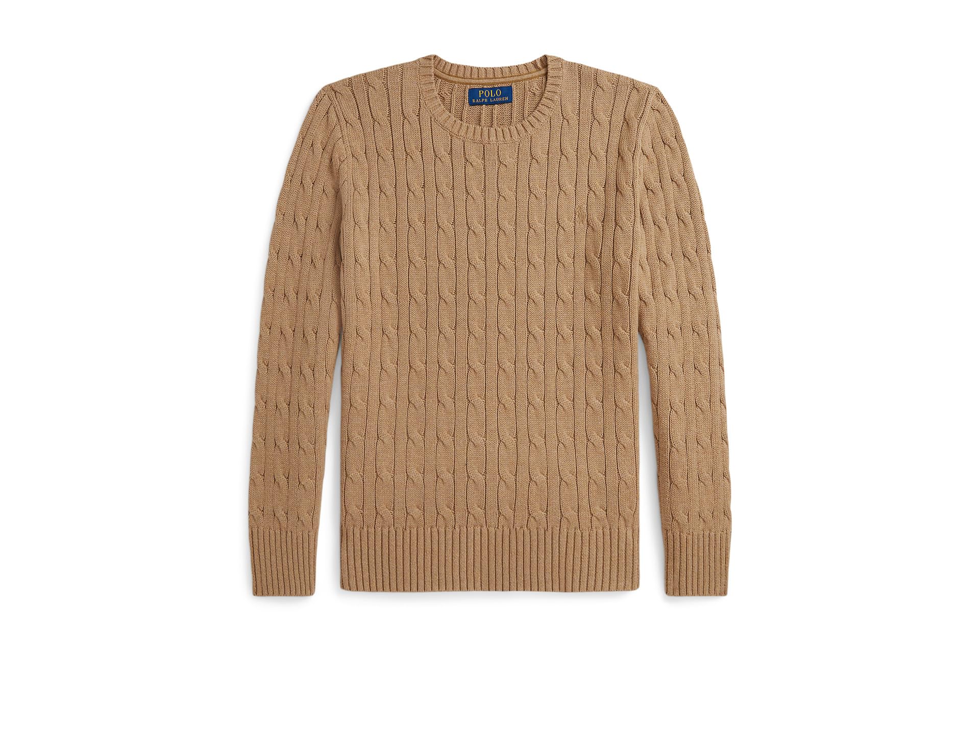 Cable-Knit Cotton Sweater (Big Kid)