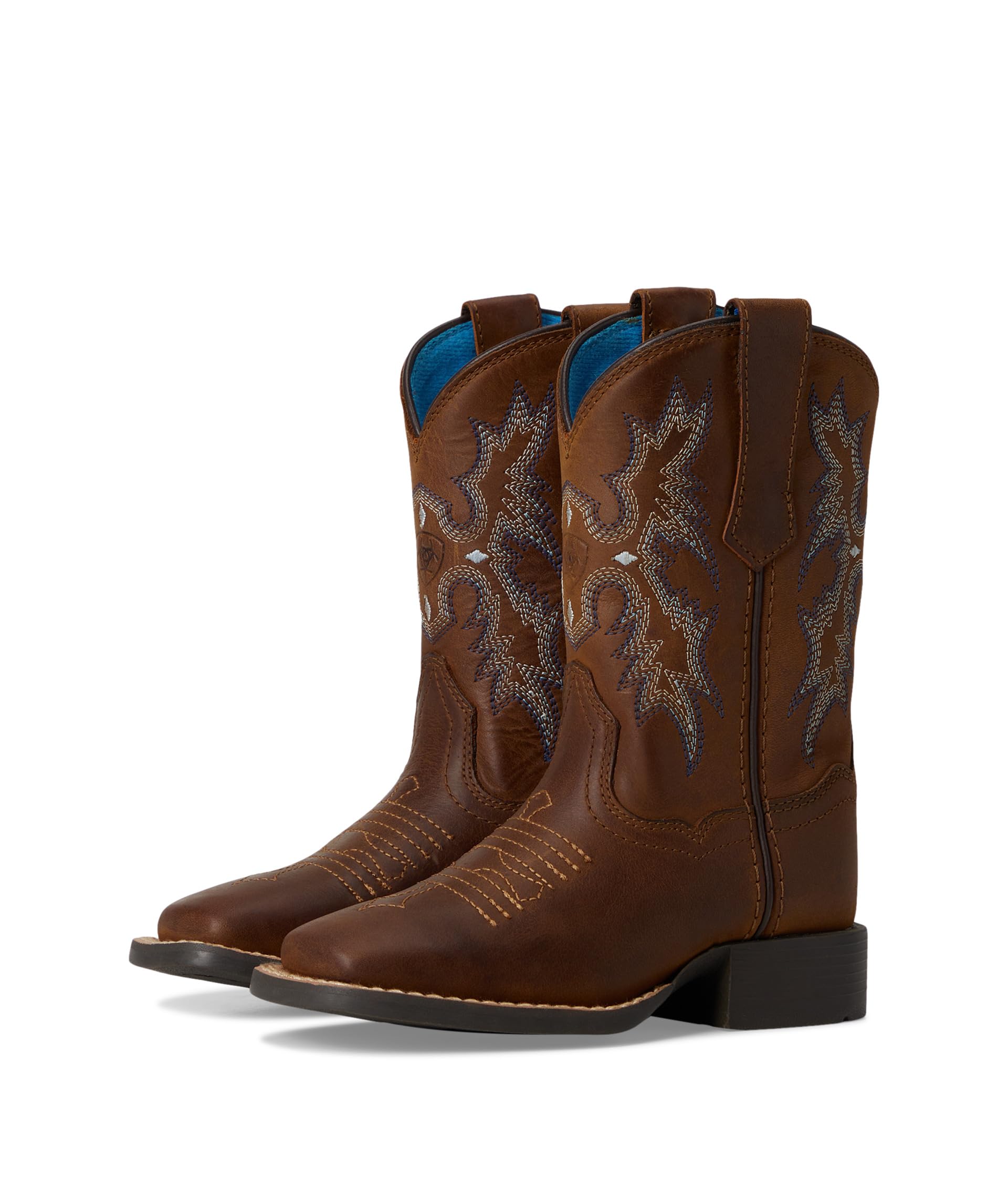 Tombstone Wide Square Toe Western Boots (Toddler/Little Kid/Big Kid)