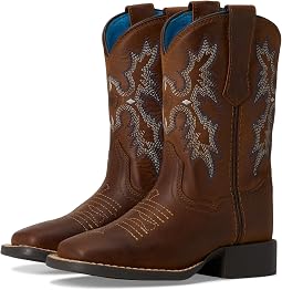 Tombstone Wide Square Toe Western Boots (Toddler/Little Kid/Big Kid)