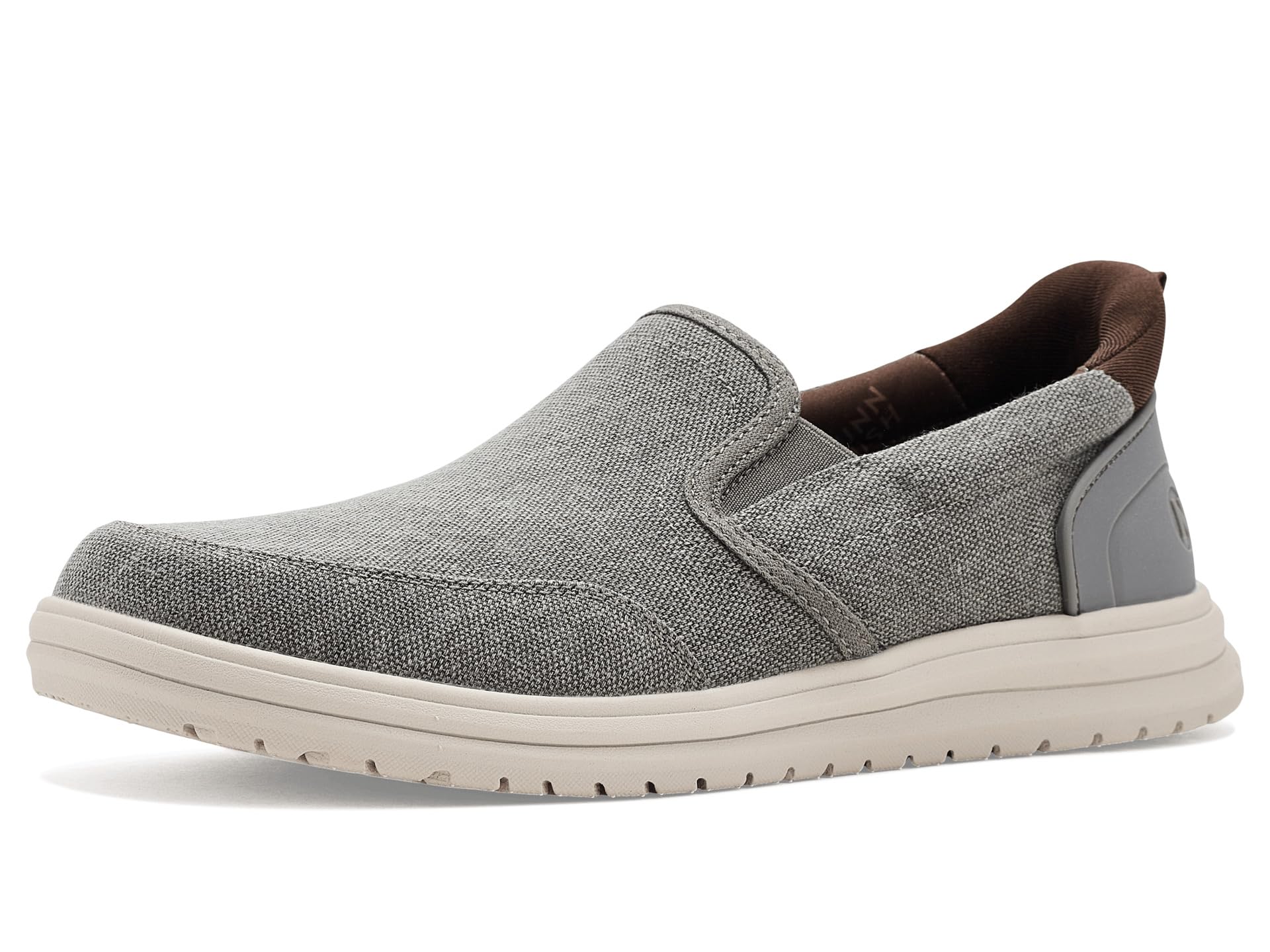 Brew City Easy On and Off Moccasin Toe Hands Free Organic Canvas Slip-On Loafers