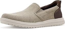Brew City Easy On and Off Moccasin Toe Hands Free Organic Canvas Slip-On Loafers