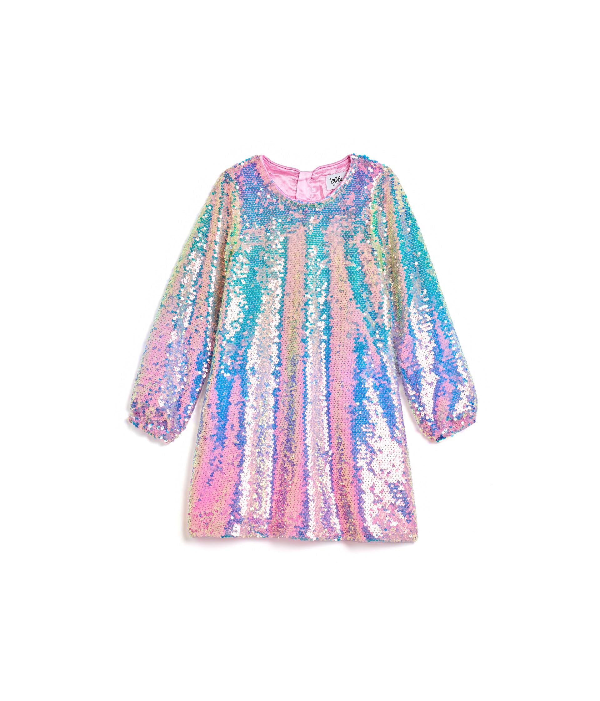 Lola and The Boys Sequin Ombre вечернее платье (для малышей/детей младшего возраста/детей старшего возраста)